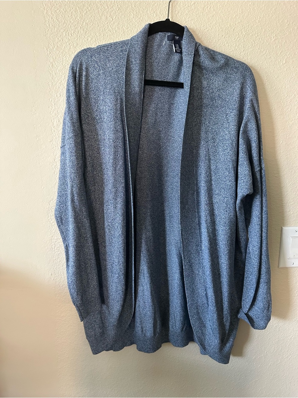 Gap Women's Open-Front Gray Cardigan Sweater size XL/NWOT1447